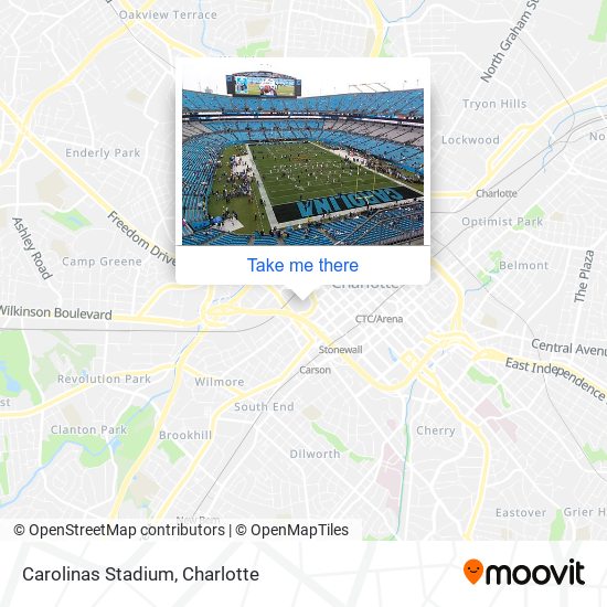 Carolinas Stadium map