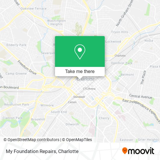 My Foundation Repairs map