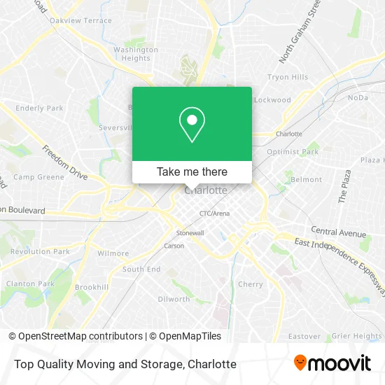 Top Quality Moving and Storage map