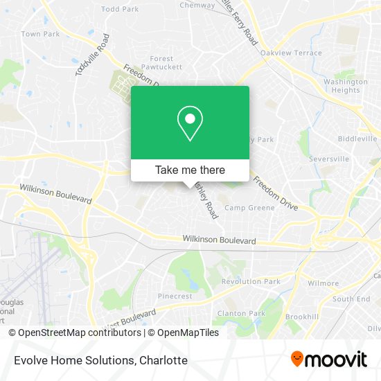 Evolve Home Solutions map