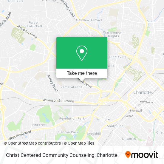 Mapa de Christ Centered Community Counseling