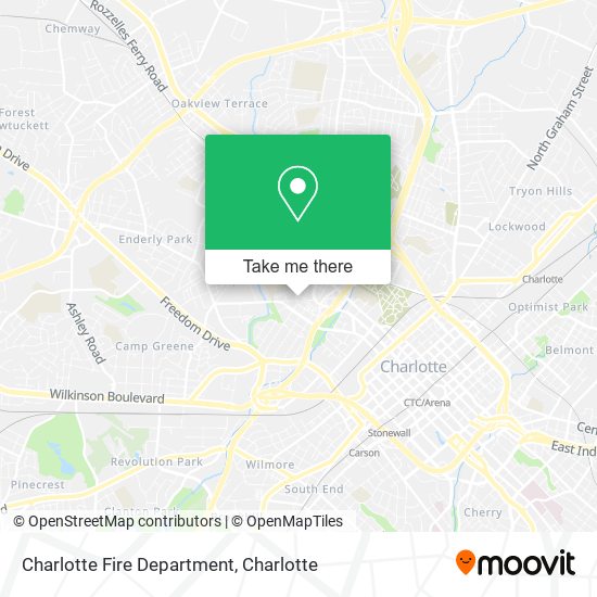 Mapa de Charlotte Fire Department