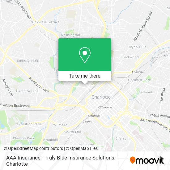 AAA Insurance - Truly Blue Insurance Solutions map
