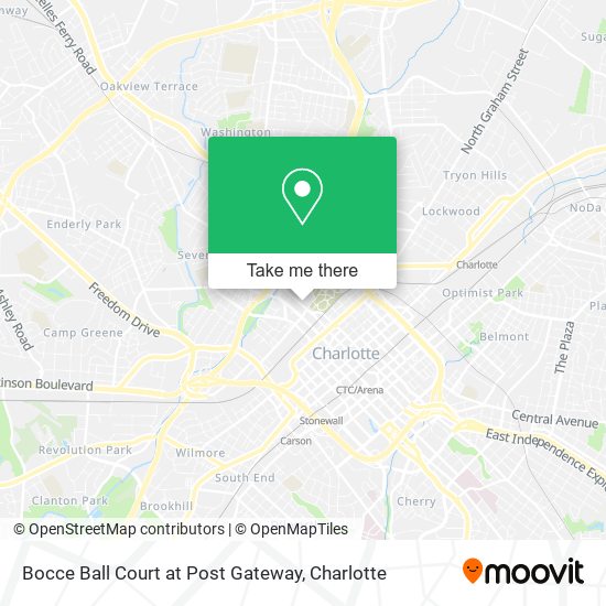 Mapa de Bocce Ball Court at Post Gateway