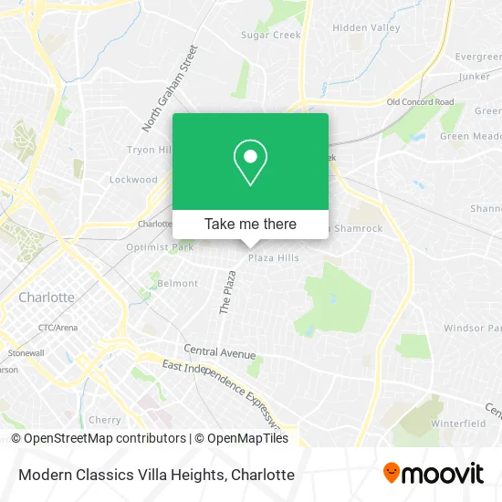 Mapa de Modern Classics Villa Heights