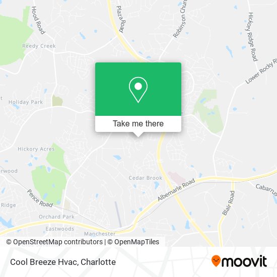 Mapa de Cool Breeze Hvac