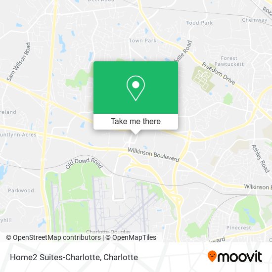 Home2 Suites-Charlotte map
