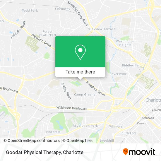 Goodat Physical Therapy map
