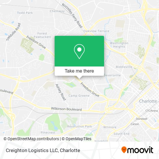 Mapa de Creighton Logistics LLC