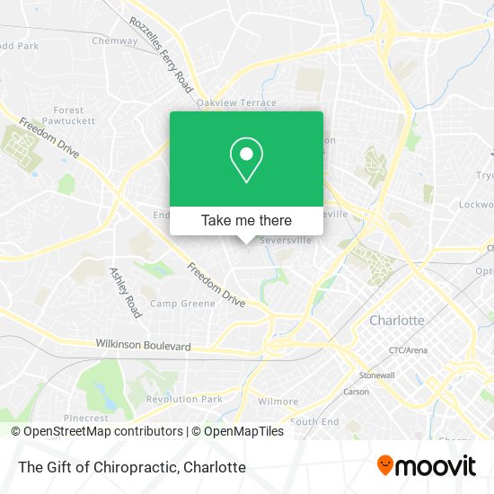 The Gift of Chiropractic map