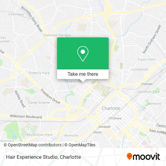 Mapa de Hair Experience Studio