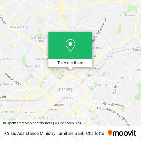 Mapa de Crisis Assistance Ministry Furniture Bank