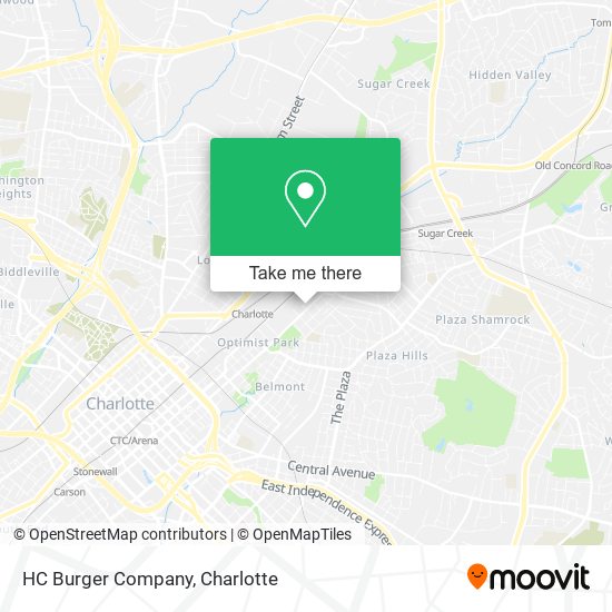 Mapa de HC Burger Company