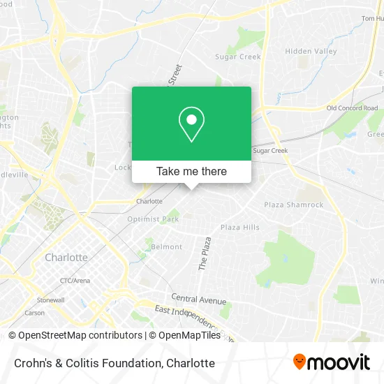 Crohn's & Colitis Foundation map
