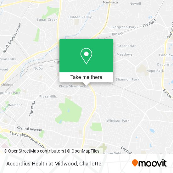 Mapa de Accordius Health at Midwood