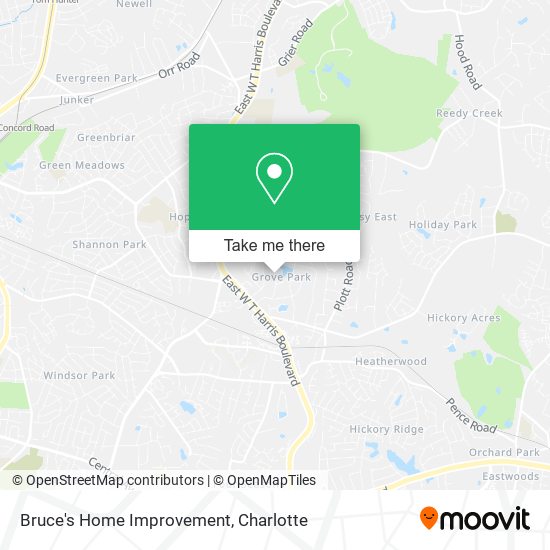 Mapa de Bruce's Home Improvement