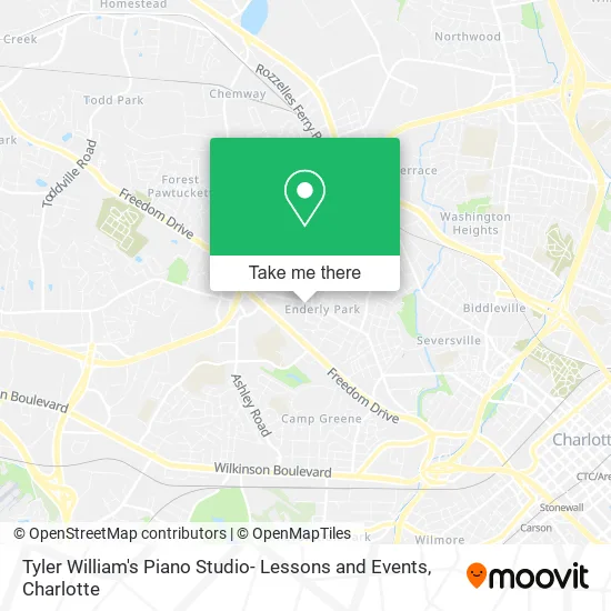 Tyler William's Piano Studio- Lessons and Events map