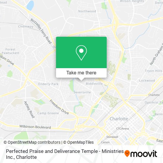 Mapa de Perfected Praise and Deliverance Temple - Ministries Inc.