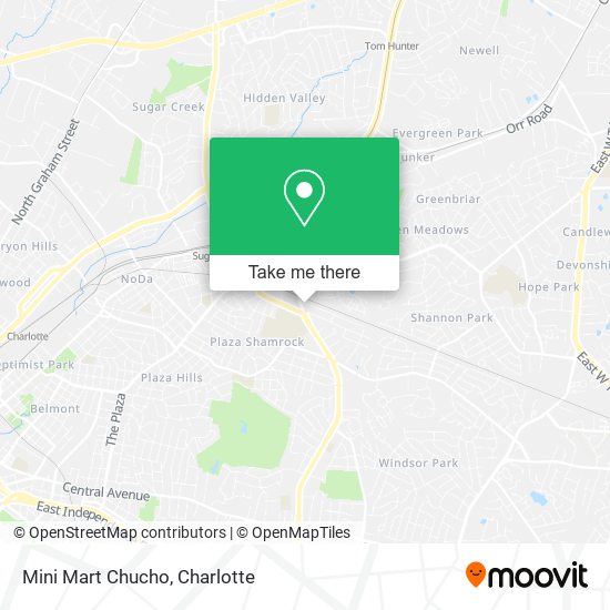 Mini Mart Chucho map