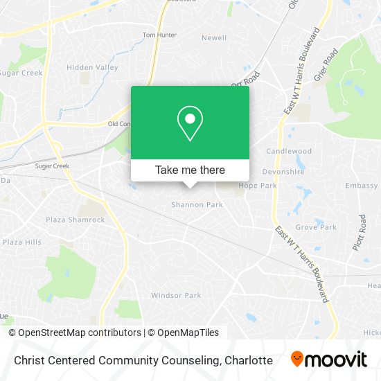 Mapa de Christ Centered Community Counseling