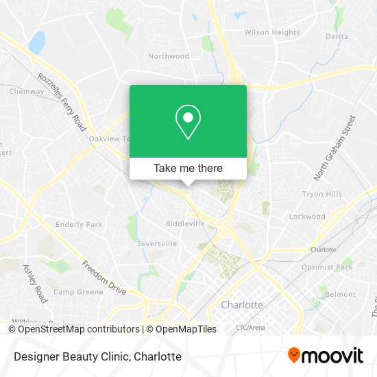 Mapa de Designer Beauty Clinic