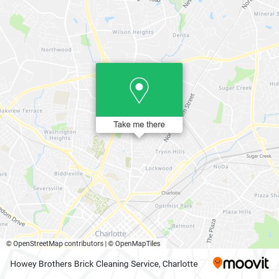 Mapa de Howey Brothers Brick Cleaning Service