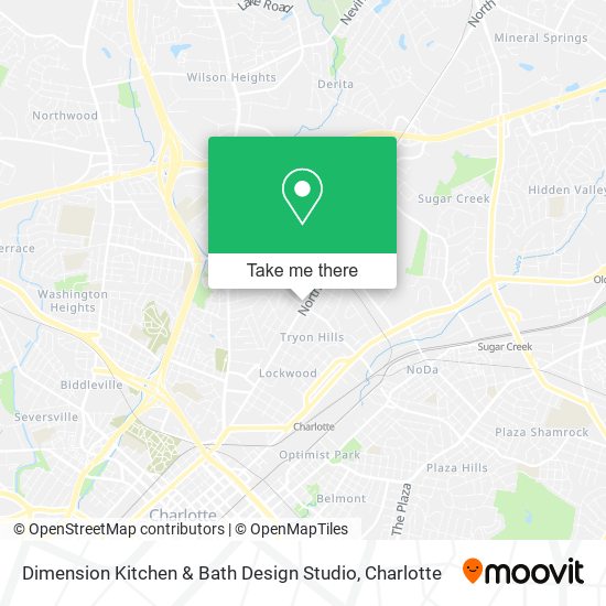 Dimension Kitchen & Bath Design Studio map