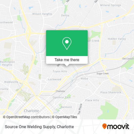 Source One Welding Supply map