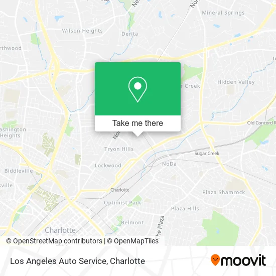Los Angeles Auto Service map