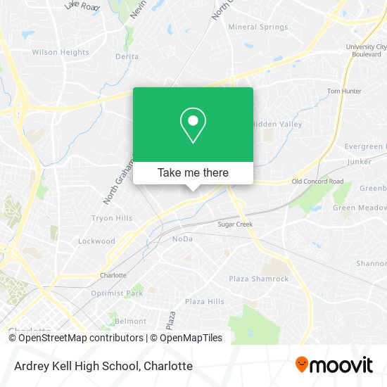 Ardrey Kell High School map