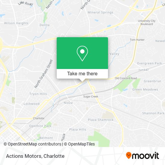 Actions Motors map