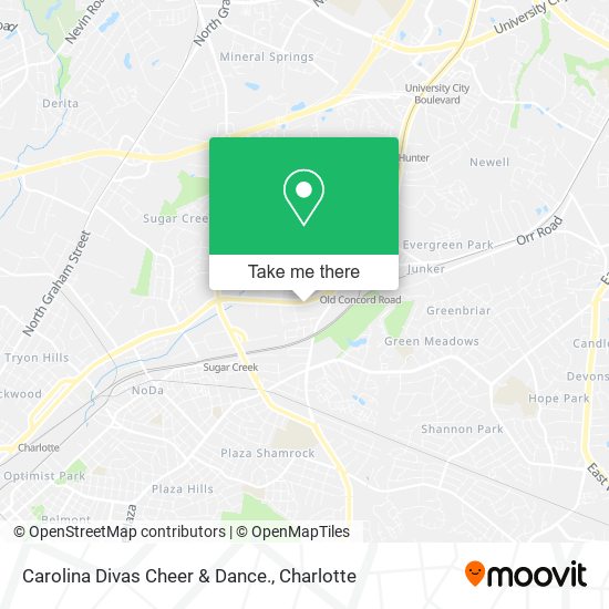 Carolina Divas Cheer & Dance. map