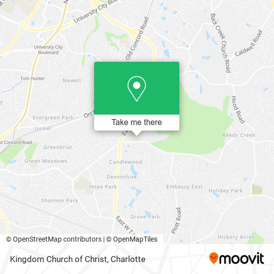 Mapa de Kingdom Church of Christ