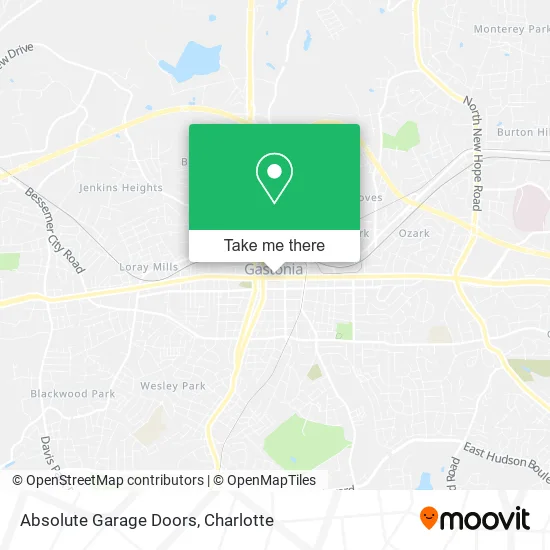 Absolute Garage Doors map