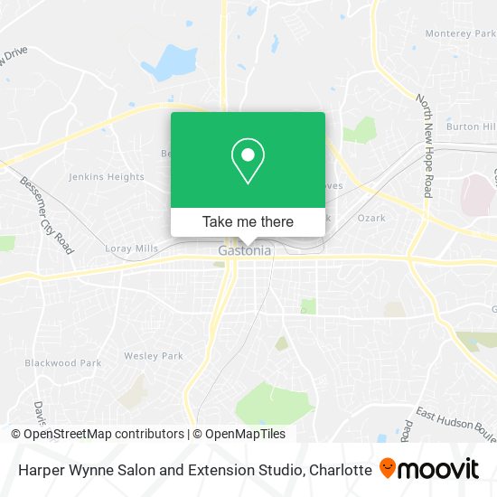 Mapa de Harper Wynne Salon and Extension Studio