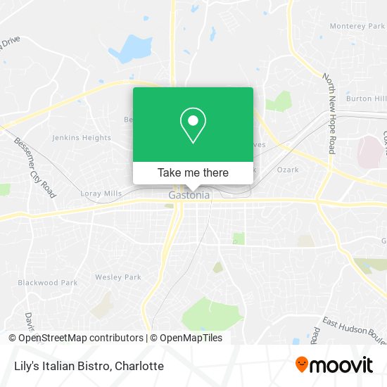 Mapa de Lily's Italian Bistro