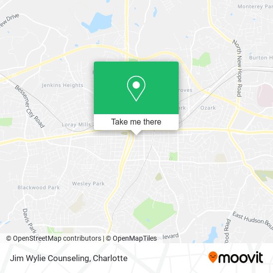 Jim Wylie Counseling map