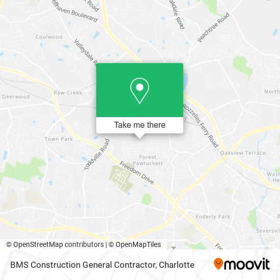 BMS Construction General Contractor map