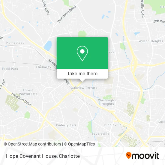 Hope Covenant House map