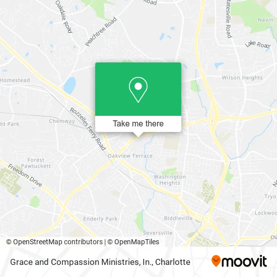 Grace and Compassion Ministries, In. map