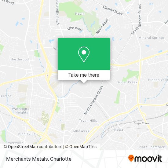 Mapa de Merchants Metals