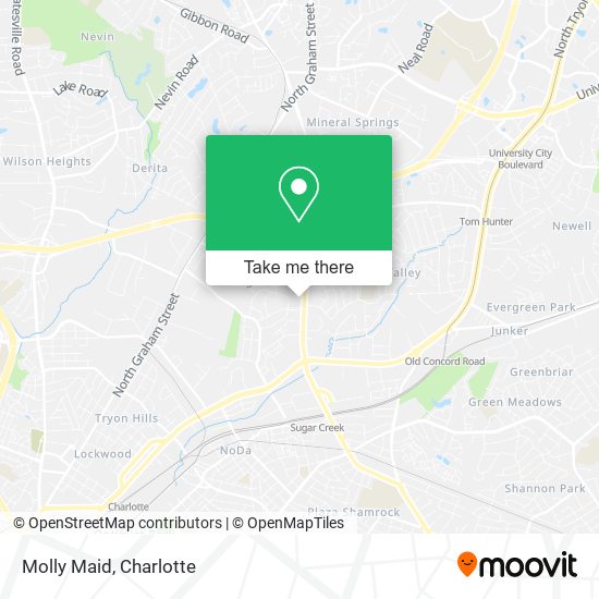 Molly Maid map