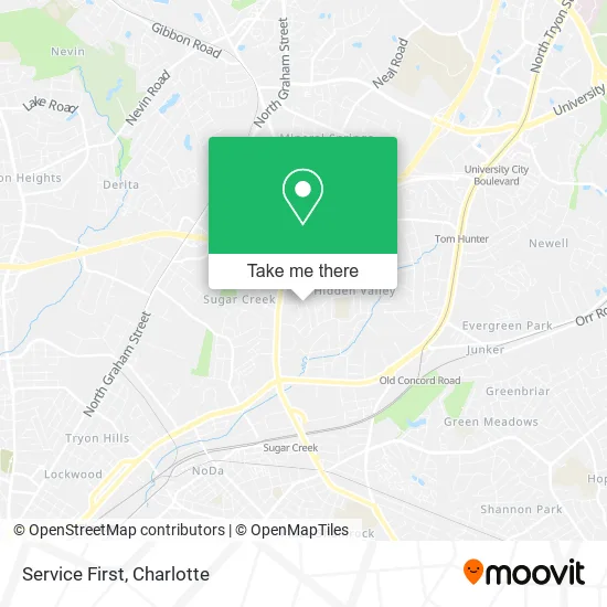 Mapa de Service First