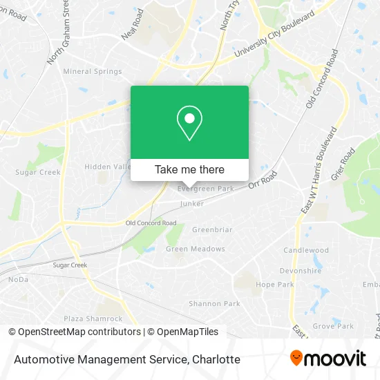 Automotive Management Service map