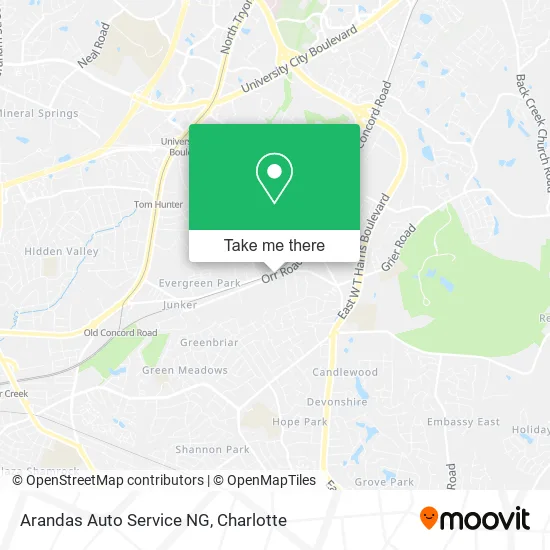 Arandas Auto Service NG map