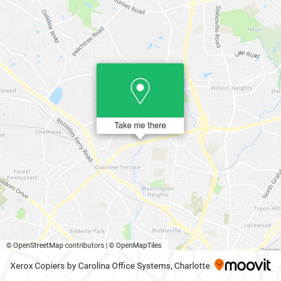 Xerox Copiers by Carolina Office Systems map