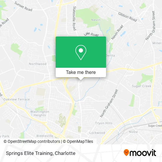 Springs Elite Training map