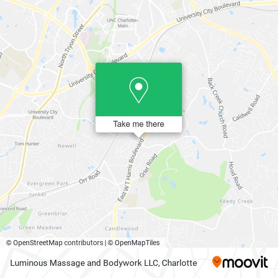 Mapa de Luminous Massage and Bodywork LLC