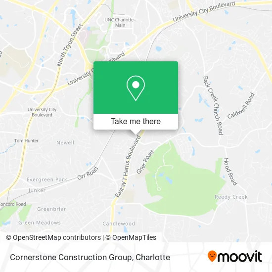 Cornerstone Construction Group map