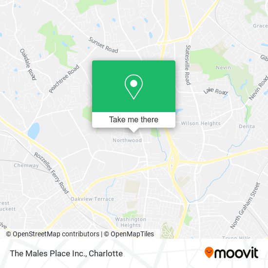 The Males Place Inc. map
